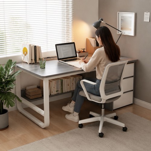 Modern writing desk with - with, 3