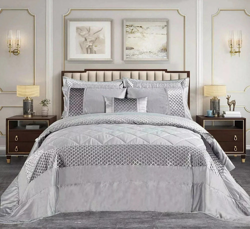 Piece satin bedspread - satin,