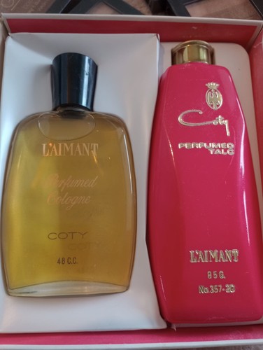 Vintage coty aimant talc and - l'aimant,