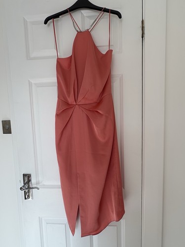 Reiss satin dress 8 - satin,