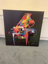 Piano Painting on Canvas