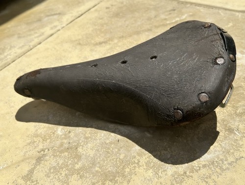 Vintage brooks leather seat - leather,