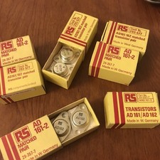 AD161/AD162 MATCHED PAIR TRANSISTORS