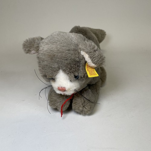 Vintage steiff gray - vintage, kitty