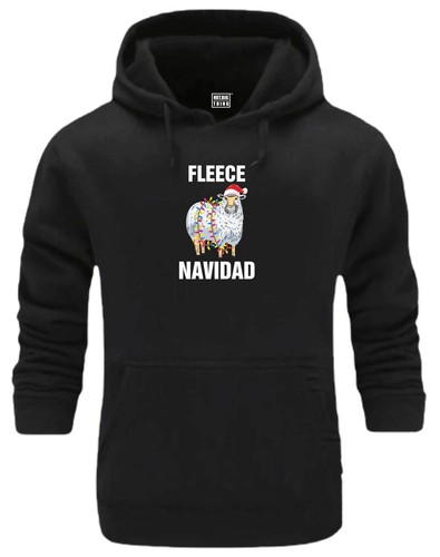 Fleece navidad hoodie - fleece,