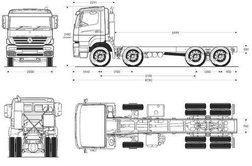 Axor tipper 8x4 2006 - c,
