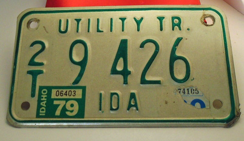 Idaho utility trailer license - idaho,