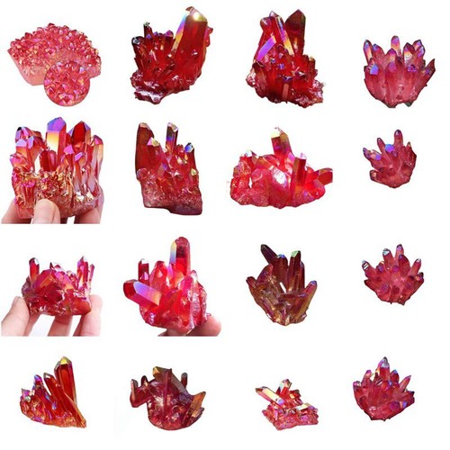 Natural quartz crystal - natural, cluster