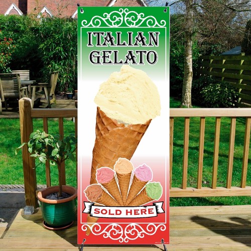 Gelato sign italian - italian, ice