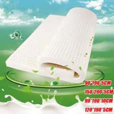 Natural Latex Mattress Double Rubber Cushion Extra Soft Breathable Thin Model UK