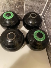 Set Of 4 X Vitalite Bias 3 4 7/8 Lawn Bowls