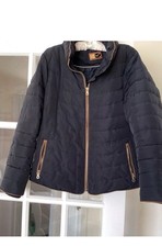 Ladies PER UNA M&S Navy Padded