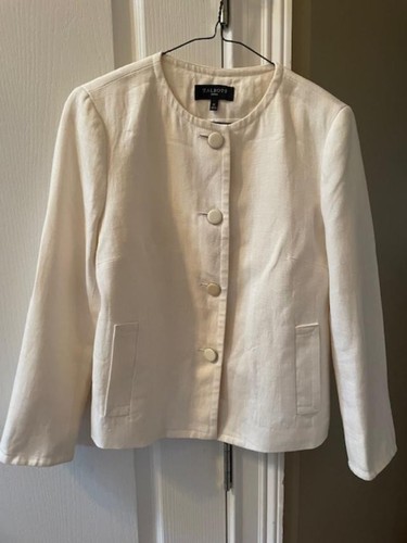 Talbots ladies white lined