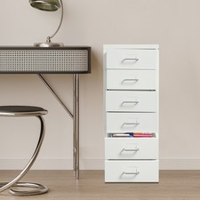 6 Drawer Filing Cabinet Metal