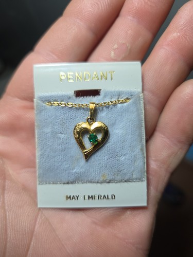 Vintage heart pendant - vintage,