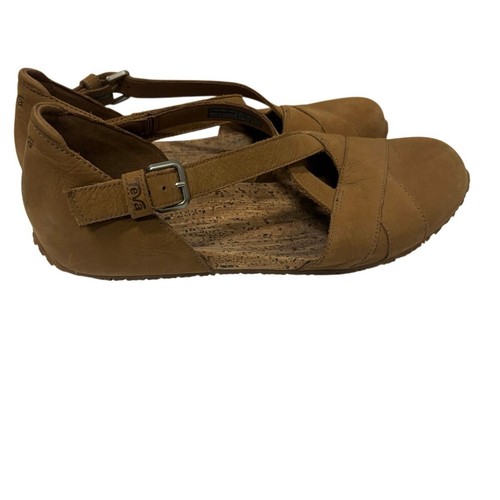 Teva leather closed - leather, toe