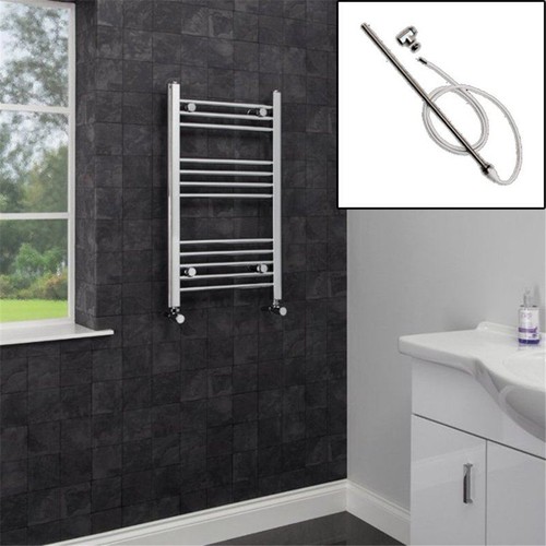 Dual fuel heated towel - towel, rail