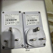 Simpler Networks 200 MBPS PLC Mini Passthrough Connectors Pair