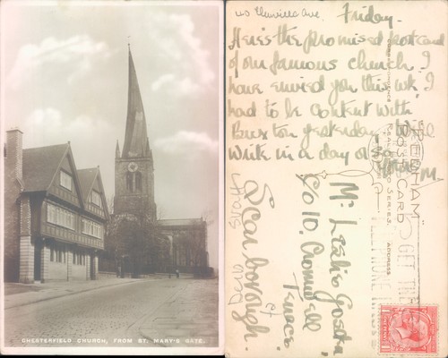 Chesterfield church from - chesterfield,