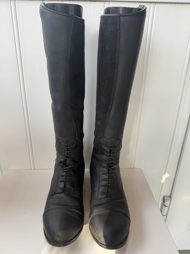 Ariat youth riding boots - riding, black