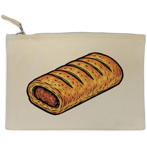 Sausage roll canvas - 'sausage, clutch