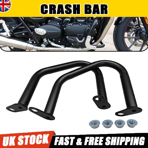Engine guard crash bar black - engine,