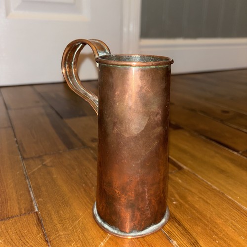 Antique copper measuring jug - copper,