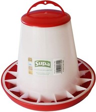 Supa red white plastic - red,