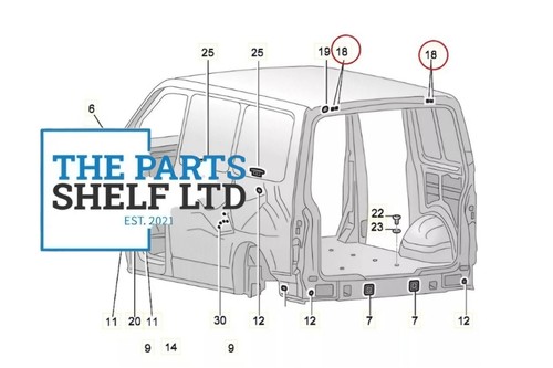 Transporter rear - transporter, t6