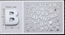 Chrome 3D Self-Adhesive Letter