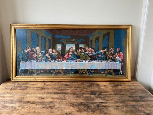 Large vintage needlepoint - large,