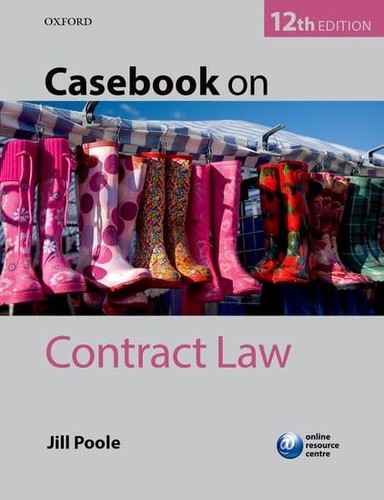Casebook contract law by - on,