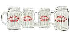 4 x Jeremiah Weed  Mason Jar