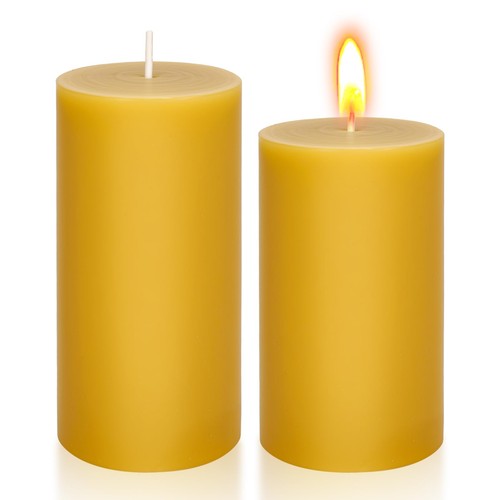Pcs beeswax pillar - pcs,