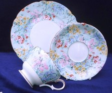 Shelley Melody Chintz Tea Trio