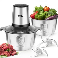 Food Processor with 2 Bowls