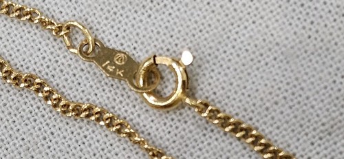 Vintage 14k yellow gold chain - gold,