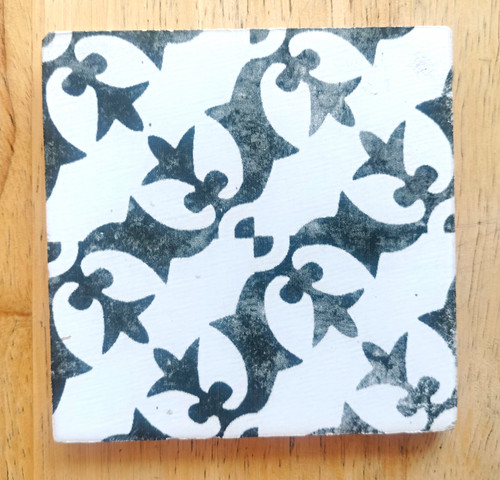 Square ceramic decorative tile - decorative,