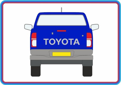 Rear tailgate decal kit - decal,