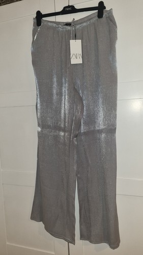 Bnwt zara silver - bnwt, trousers