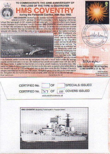 Fdc navy signed series - navy,