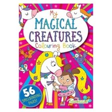 A4 Magical Creatures Colouring