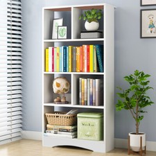 Wooden Bookcase Narrow