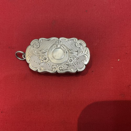 Antique silver vinaigrette - silver,