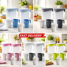 2L Plastic Water Pitcher Set