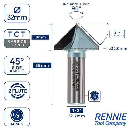 32mm degree 2 tct - 45, x