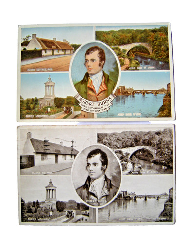Postcards robert burns - robert,