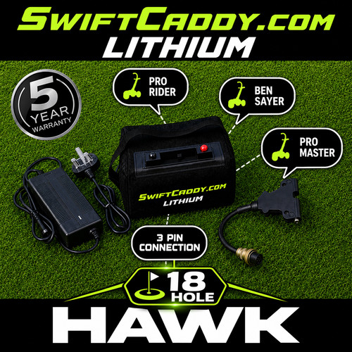 Lithium hole golf - hole, trolley