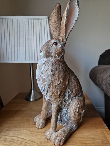 Large hare ornament figure - ornament,