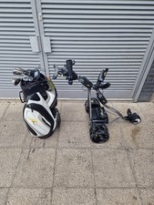 Golf Trolley Electric With Bag, Some  Accessories, Powakaddy Very Good Condition